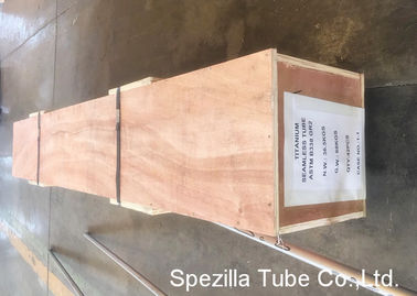 GR.2 Welded Titanium Tubing ASME SB338 Material OD 1/2'' X 0.035'' For Condenser Tubes
